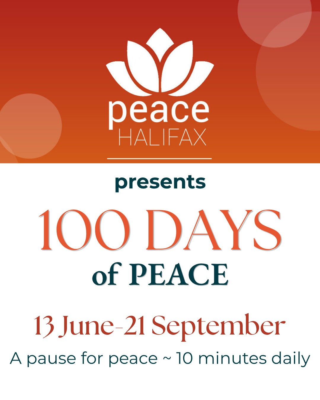 100 Days of Peace
